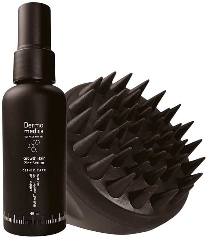 Haarpflegeset - Dermomedica (Haarserum 60ml + Kopfhautmassager 1 St.) — Bild N1