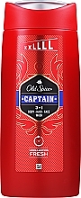 3in1 Shampoo-Duschgel - Old Spice Captain Shower Gel + Shampoo 3in1  — Bild N2