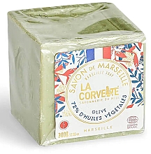 Traditionelle Marseiller Seife - La Corvette Cube Olive 72% Soap Limited Edition — Bild N2