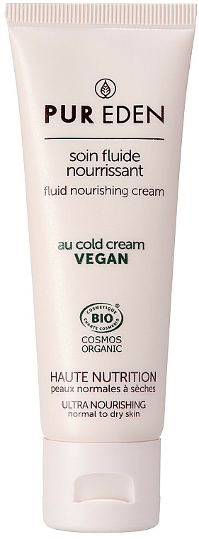 Pflegende und feuchtigkeitsspendende Gesichtscreme mit Kakaobutter und Aloe Vera - Pur Eden Fluid Nourishing Cream — Bild N1