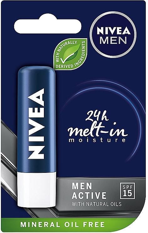 Lippenbalsam für Männer SPF 15 - NIVEA Men Active Care SPF 15 — Bild N1