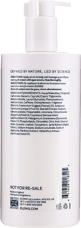 Feuchtigkeitsspendende Körpercreme gegen Cellulite - Elemis Body Performance Targeted Toning Cellulite Cream — Bild N2