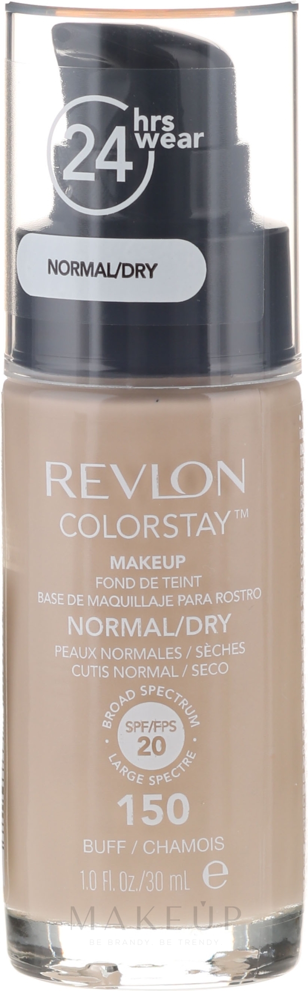 Foundation für normale und trockene Haut LSF 20 - Revlon ColorStay Foundation For Normal/Dry Skin SPF20 — Foto 150 - Buff
