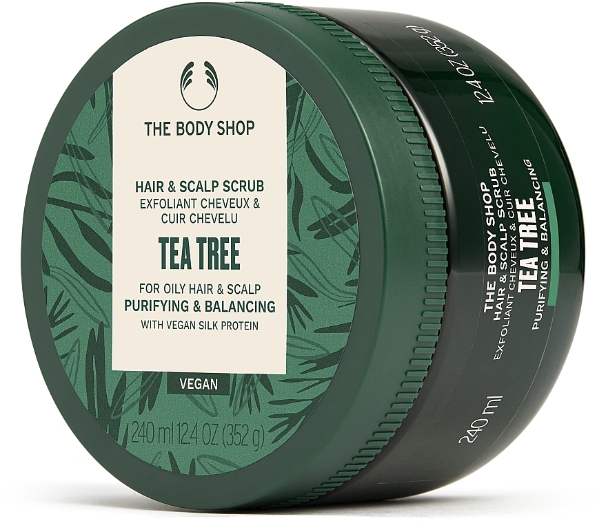 Kopfhautpeeling - The Body Shop Tea Tree Purifying & Balancing Hair & Scalp Scrub — Bild N1