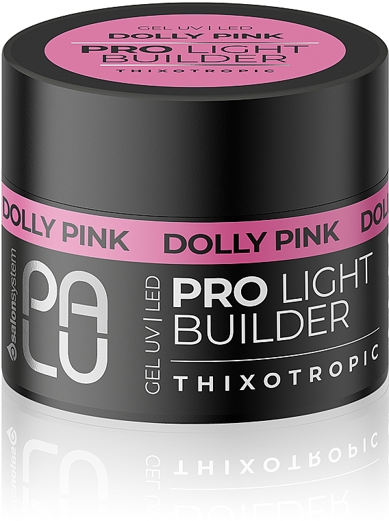 Aufbauendes Nagelgel - Palu Pro Light Builder Gel Dolly Pink  — Bild N1