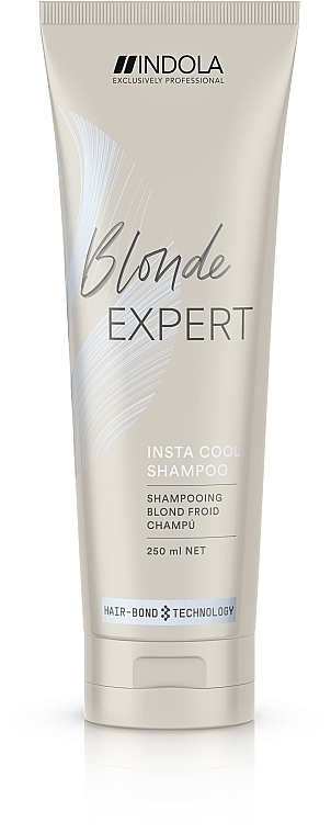 Shampoo für kühle Blondtöne - Indola Blonde Expert Insta Cool Shampoo — Bild N1