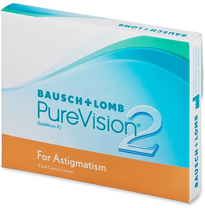 Kontaktlinsen 8.9 125 -0100 170 3 St. - Bausch & Lomb PureVision 2 For Astigmatism — Bild N1