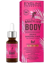Düfte, Parfümerie und Kosmetik Konzentrierte Selbstbräunungstropfen für Gesicht und Körper - Eveline Cosmetics Brazilian Body