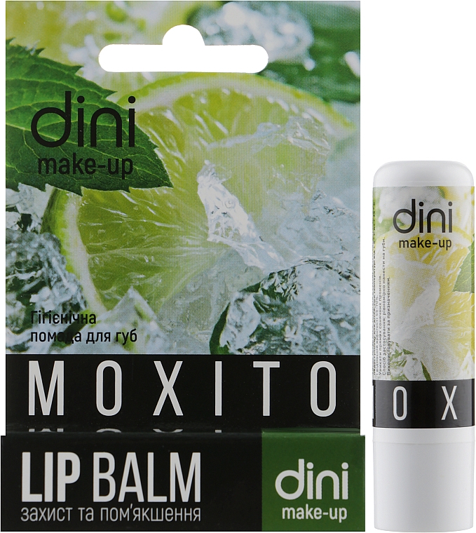 Hygienischer Lippenstift für die Lippen mit Mojito - Dini Lip Balm — Bild N2