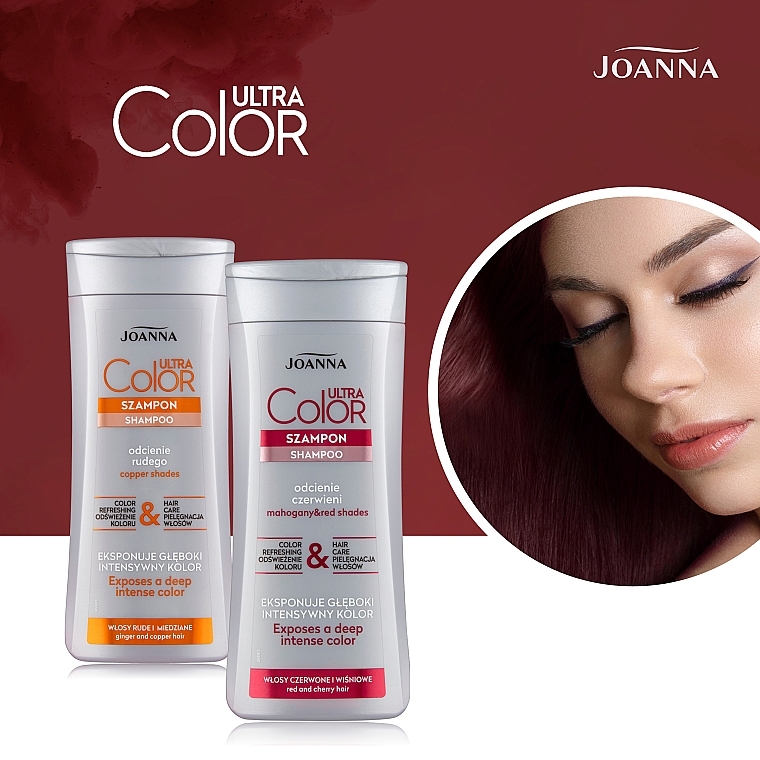 Pflegeshampoo für rotes Haar - Joanna Ultra Color System — Bild N4
