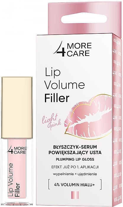 Glanzfüller für die Lippen mit Volumen-Effekt - More4Care Lip Volume Filler — Bild N1