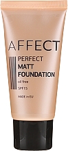 Düfte, Parfümerie und Kosmetik Mattierende Foundation - Affect Cosmetics Perfect Matt Foundation