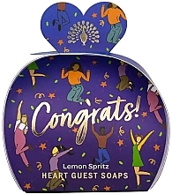 Seifenset - The English Soap Company Occasions Collection Congrats Heart Guest Soaps (Seife 3x20g)  — Bild N1