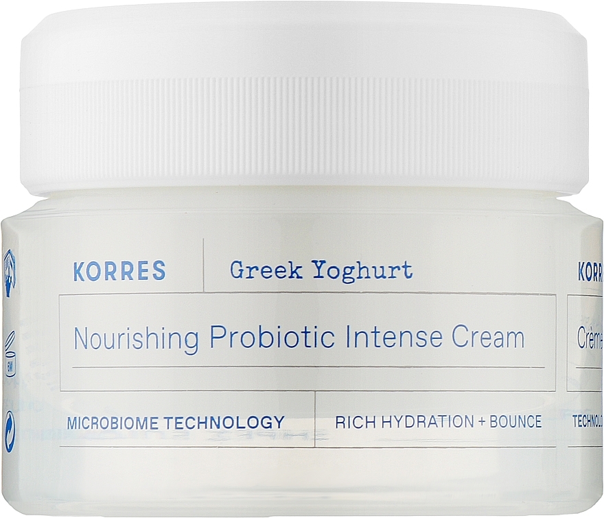 Pflegende probiotische Gel-Gesichtscreme für trockene Haut - Korres Greek Yoghurt Nourishing Probiotic Cream — Bild N1