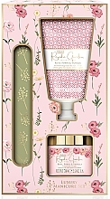 Set - Baylis & Harding Royale Garden Rose, Poppy & Vanilla Luxury Manicure Gift Set (h/cr/50ml + h/salt/70g + n/file) — Bild N1