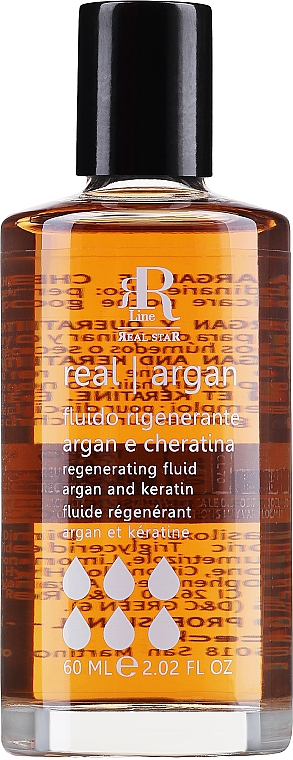 Restrukturierendes Fluid mit Arganöl und Keratin - RR Line Argan Star Fluid — Bild N1