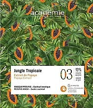 GESCHENK! Peeling-Gesichtsmaske mit Papaya-Extrakt - Academie Jungle Tropicale Peeling Mask Exotic Cocktail — Bild N1