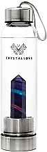 Düfte, Parfümerie und Kosmetik Wasserflasche mit Fluoritkristall 500 ml - Crystallove