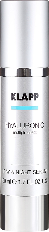 Aufpolsterndes Pflegeserum mit Hyaluronsäure und Quicklift - Klapp Hyaluronic Multiple Effect Day & Night Serum — Bild N2