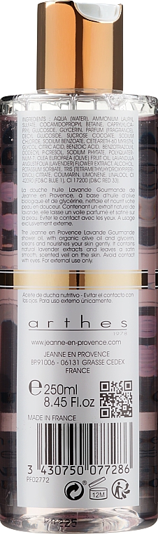 Feuchtigkeitsspendendes Duschöl mit Lavendelextrakt - Jeanne en Provence Lavende Nourishing Shower Oil — Bild N3