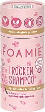 Düfte, Parfümerie und Kosmetik Trockenshampoo für blondes und helles Haar mit Himbeerblütenduft - Foamie Dry Shampoo Berry Blossom