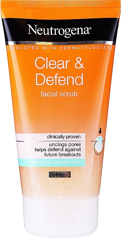 Glättendes Gesichtspeeling - Neutrogena Visibly Clear Spot Proofing Smoothing Scrub — Bild N3