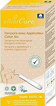 Tampons aus Bio-Baumwolle mit Applikator Regular 16 St. - Masmi Silver Care — Bild N2