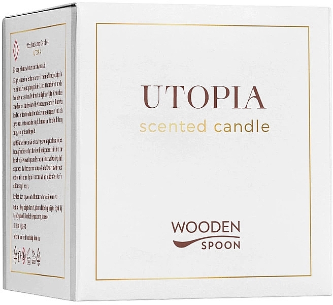 Duftkerze - Wooden Spoon Utopia Natural Scented Soy Candle — Bild N3