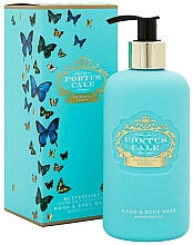 Düfte, Parfümerie und Kosmetik Hand- und Duschgel mit Lanolin und Provitamin B5 - Portus Cale Butterflies Hand & Body Wash