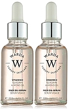 Düfte, Parfümerie und Kosmetik Set - Warda Vitamin C Glow Boost Oil-Serum (f/oil/serum/2x30ml)