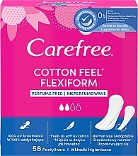Düfte, Parfümerie und Kosmetik Slipeinlagen ohne Duft 56 St. - Carefree Cotton FlexiForm Unscented