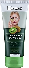 Düfte, Parfümerie und Kosmetik Gesichtsgel-Peeling mit Zucker und Kiwi - IDC Institute Sugar & Kiwi Scrub Gel