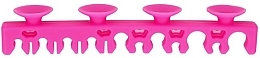 Pinseltrockner aus Silikon pink - Mimo Makeup Brush Drying Rack Hot Pink — Bild N3
