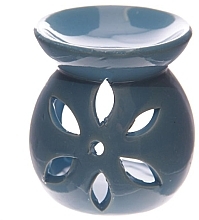 Düfte, Parfümerie und Kosmetik Aromalampe aus Keramik Blume blau - Home Nature