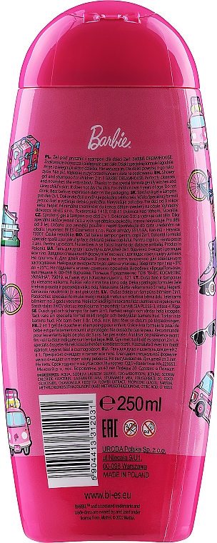 Shampoo-Duschgel - Bi-es Barbie Shower Gel & Shampoo — Bild N2