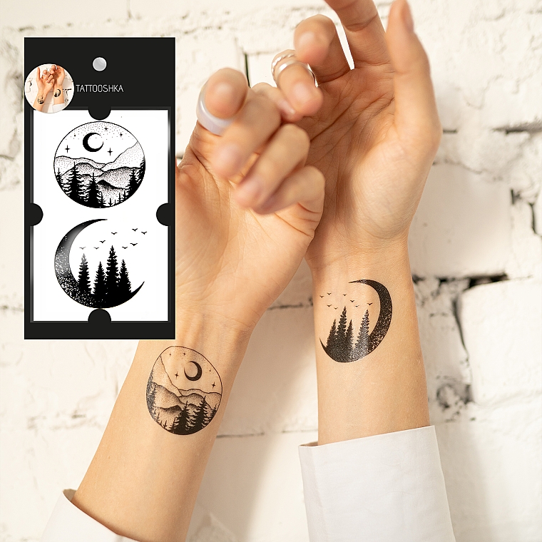 Temporäres Tattoo Unter dem Sternenhimmel - Tattooshka — Bild N4