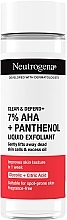 Düfte, Parfümerie und Kosmetik Gesichtspeeling - Neutrogena Clear & Defend+ 7% Aha+Panthenol Liquid Exfoliant 
