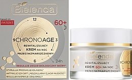 Revitalisierende Gesichtscreme für die Nacht 60+ - Bielenda Chrono Age 24H Revitalizing Anti-Wrinkle Night Cream — Bild N2