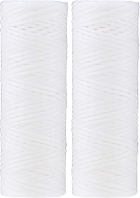 Gewachste Zahnseide mit Bio Minzöl 2 x 50 m - Georganics Cardamom Silk Dental Floss (Austauschbare Patrone) — Bild N2