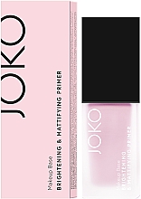 Düfte, Parfümerie und Kosmetik Aufhellender und mattierender Gesichtsprimer - Joko Brightening & Mattifying Primer