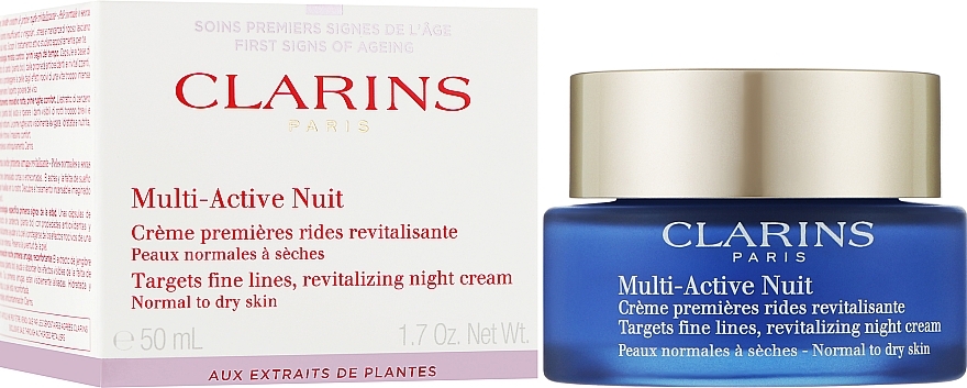 Nachtcreme für normale bis trockene Haut - Clarins Clarins Multi-Active Night Cream — Bild N2