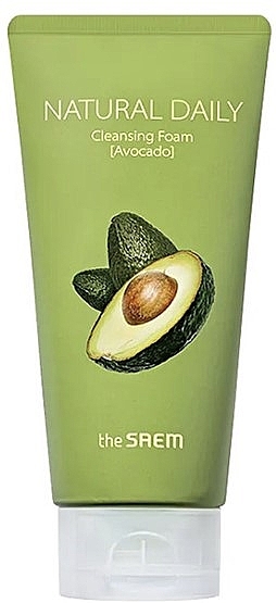 Reinigungsschaum mit Avocado-Extrakt - The Saem Natural Daily Cleansing Foam Avocado  — Bild N1