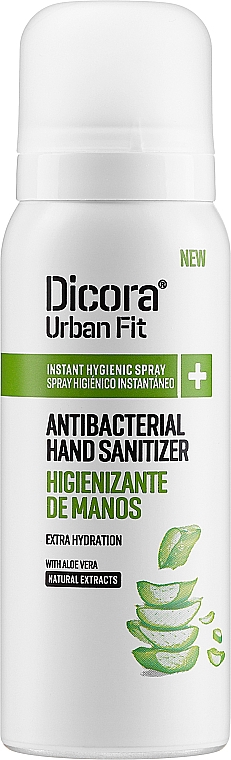 Händedesinfektionsspray mit Aloe Vera-Duft - Dicora Urban Fit Protects & Hydrates Hand Sanitizer — Bild N1