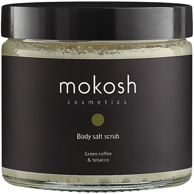 Salzpeeling für den Körper mit grünem Kaffee und Tabak - Mokosh Salt Body Scrub Green Coffee With Snuff — Bild N1