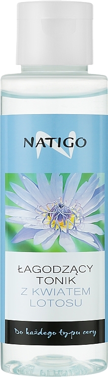 Beruhigendes Gesichtswasser mit Lotusblüte - Natigo — Bild N2