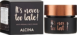 Düfte, Parfümerie und Kosmetik Anti-Falten Gesichtscreme - Alcina It's Never Too Late Cream