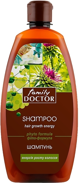 Shampoo für das Haarwachstum mit Klette und Calamus - Family Doctor — Bild N1