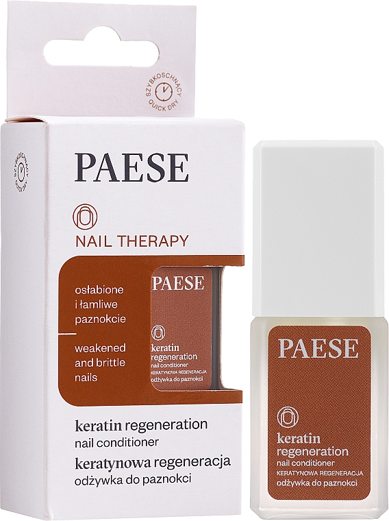 Regenerierender Nagelconditioner mit Keratin - Paese Nail Therapy Keratin Regeneration Nail Conditioner — Foto N2