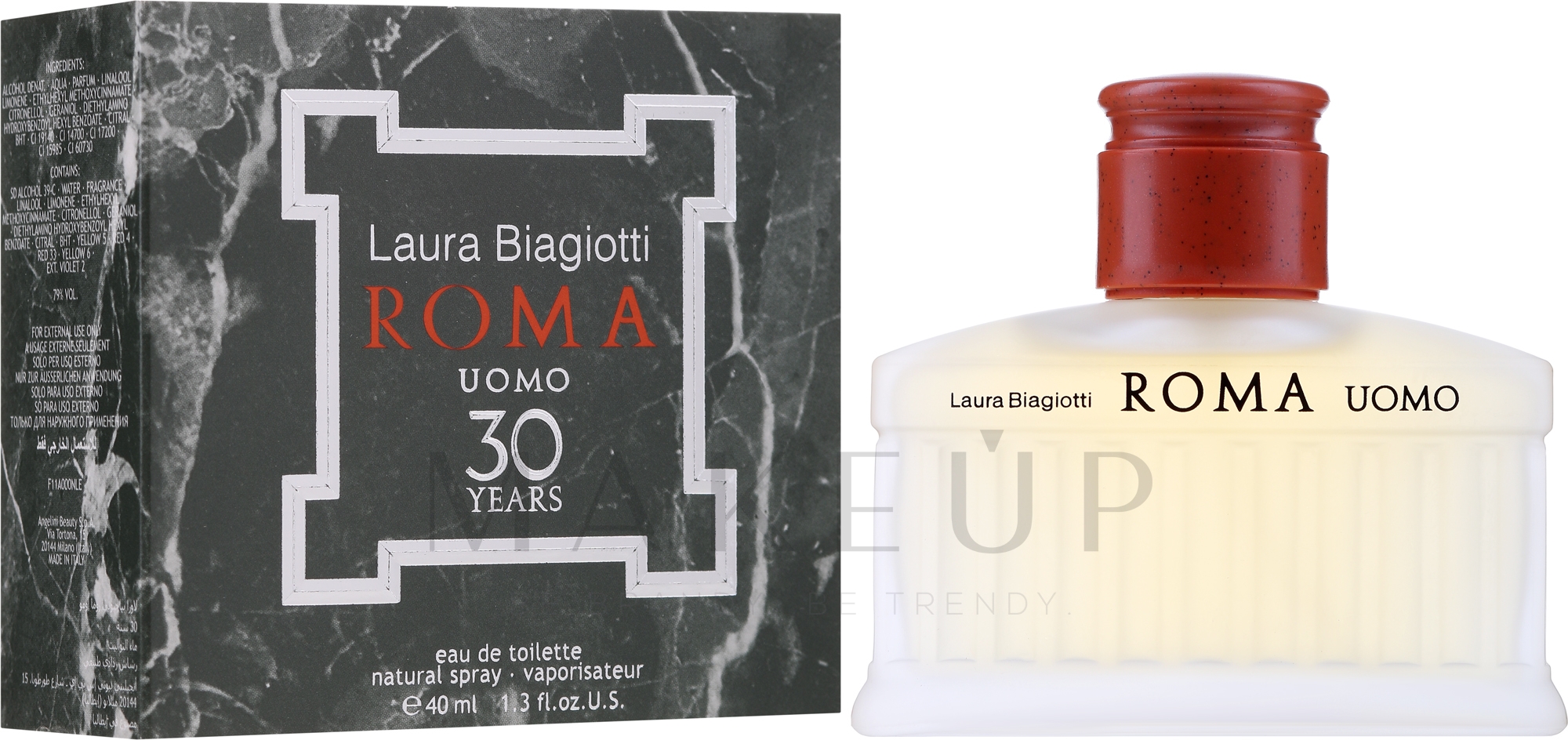 Laura Biagiotti Roma Uomo - Eau de Toilette  — Bild 40 ml