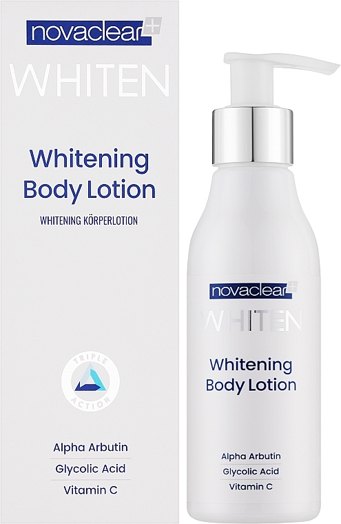 Aufhellende Körperlotion mit Vitamin C und Glykolsäure - Novaclear Whiten Whitening Body Lotion — Bild N2